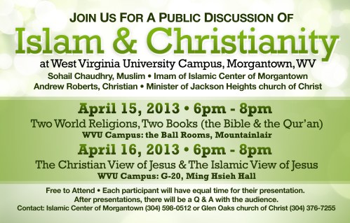 Islam Christian Discussion