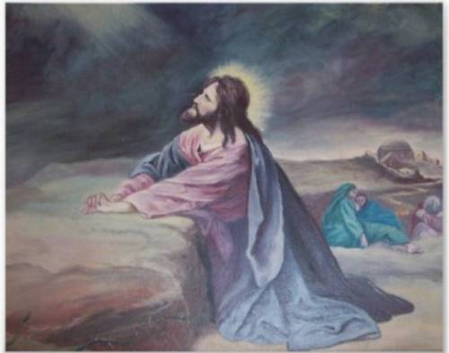 Jesus.Praying.Gethsename