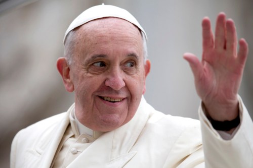 Pope Francis waves as he leaves at the end of his weekly general audience in St. Peter's Square at the Vatican, Wednesday, Feb. 5, 2014. A U.N. human rights committee denounced the Vatican on Wednesday for ìsystematicallyî adopting policies that allowed priests to rape and molest tens of thousands of children over decades, and urged it to open its files on the pedophiles and the bishops who concealed their crimes. (AP Photo/Alessandra Tarantino)