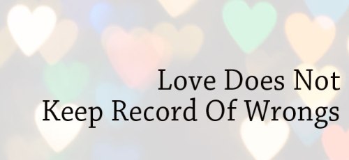 Love. Record of wrongs