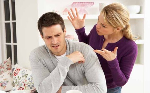 Couple Having Argument At Home